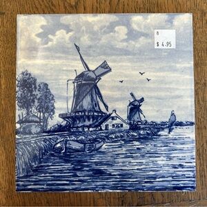 Delft Hand Painted in Holland Tile